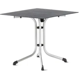 Sieger Klapptisch 80 x 80 x 73 cm graphit/schiefer anthrazit