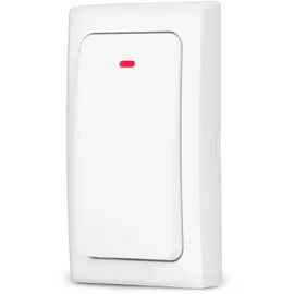 Alecto Moderne Funkklingel - Kinetisch Batterielos bis zu 50 Meter, IP44 weiss, 36 Melodien, Kinderleichte Installation - praktisch und langlebig