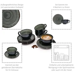 SÄNGER Kaffeetassen Set Kopenhagen 8 teilig