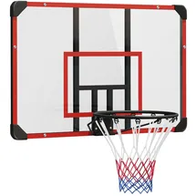 sportnow Basketballkorb mit Korb, Wandmontage, für Outdoor, Stahl