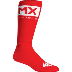 Thor MX Jugend Socken, weiss-rot