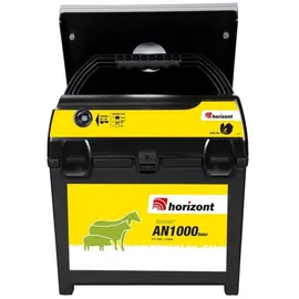 Horizont Weidezaungerät AN1000 Solar 9 V/12 V schwarz/gelb