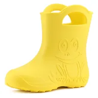 Ladeheid Eva Kinder Gummistiefel für Jungen Mädchen Regenschuhe Bequeme