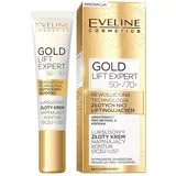 Eveline Cosmetics Gold Lift Expert verfeinernde Crem Für Lippen und Augenumgebung 15 ml