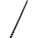 Leitz 35041 Plastikbinderücken, A4, 8 mm, schwarz