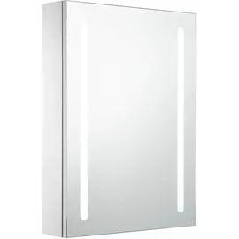 vidaXL LED-Spiegelschrank 50 cm weiß