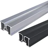 HSI Terra Systec Aluminium-Schiene pressblank 2 m