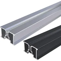 HSI Terra Systec Aluminium-Schiene pressblank 2 m