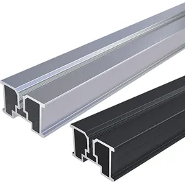 HSI Terra Systec Aluminium-Schiene pressblank 2 m