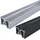 HSI Terra Systec Aluminium-Schiene pressblank 2 m