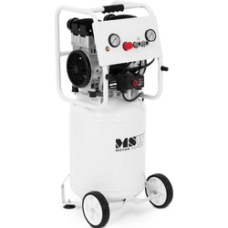 MSW Kompressor Kompressor ölfrei - 40 L - 1500 W Druckluft-Kompressor Luftkompressor weiß