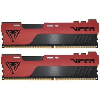 Patriot Memory Viper Elite II DDR4 32GB (2x16GB) 3600MHz Gaming Arbeitsspeicher KIT Schwarz/Rot