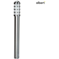 Albert Pollerleuchte Typ Nr. 2284, 1x E27, Edelstahl ALB-692284