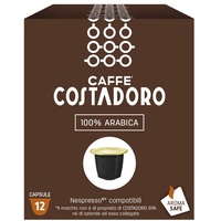 Caffè Costadoro 100% Arabica Nespresso Kompatibel Schachtel 12 Kapseln, 60 g