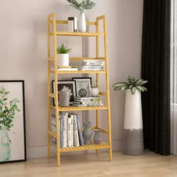 Casaria Standregal Holzregal Bad Bambus 4 Etagen