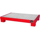 Bauer Auffangwanne Stahl 131 x 80 cm rot unterfahrbar