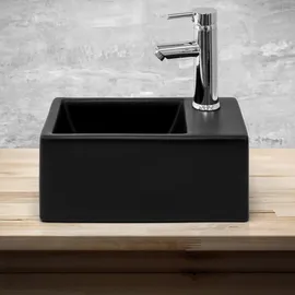 luxebath Waschtisch Aufsatzwaschbecken 35,5 x 20,5 x 12,5 cm