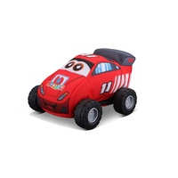 BBURAGO BBJunior 16-89051 My 1st Soft Race Car Spielzeugauto mit Rückzugsmotor, Rot