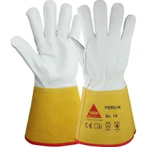 Hase Safety Gloves Peru K Schweißerhandschuh Braun 11
