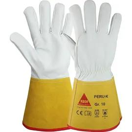 Hase Safety Gloves Peru K Schweißerhandschuh Braun 11