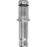 Wagner Steckstift - Ø 11x13/10 x20/29/50 mm, für Drehstuhlrollen / Bürostuhlrollen mit Aufnahme 10 mm, Stahl verzinkt, Klemmring/Passring / 11006101