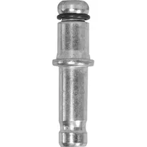 Wagner Steckstift - Ø 11x13/10 x20/29/50 mm, für Drehstuhlrollen / Bürostuhlrollen mit Aufnahme 10 mm, Stahl verzinkt, Klemmring/Passring / 11006101