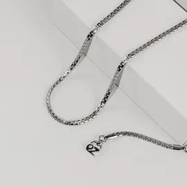 Echtzeit The Sleek One Kette mit Anhänger Silber Edelstahl