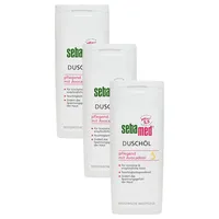 Sebamed Duschöl, für die schonende und besonders pflegende Reinigung der empfindlichen und trockenen Haut, mit über 50% Ölanteil*, 200 ml (Packung mit 3)