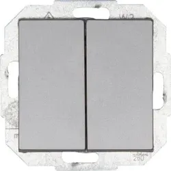 Kopp 587347088 ATHENIS - Wechsel/Wechselschalter, Farbe: stahl