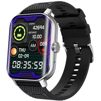 Smartwatch Herren Damen Telefonfunktion Fitnessuhr Armbanduhr für Android IOS S7