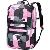 Jack Wolfskin Trt 18 Unisex Rucksack, pink geo Block, ONE Size