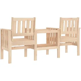 vidaXL Gartenbank 55 x 33 x 89 cm Natur