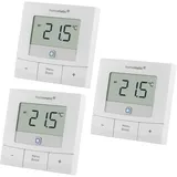 eQ-3 Homematic IP Smart Home 3er-Set Wandthermostat basic HmIP-WTH-B-2