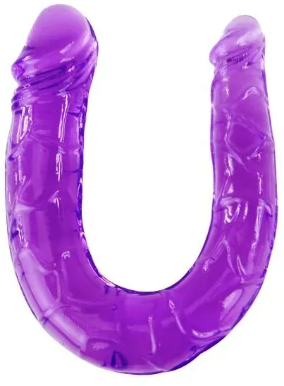 BAILE - DOPPELDILDO IN FLIEDER FLEXIBLER GELEE