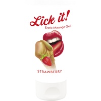 Orion Gel Erotic Massage Gel "Strawberry" mit Erdbeer-Aroma,