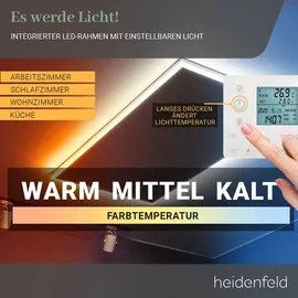 Heidenfeld Infrarot-Deckenheizung HF-HP500 640 W