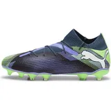 Puma Future 7 PRO FG/AG Soccer Shoe, Gray Skies White-Fizzy Apple, 45