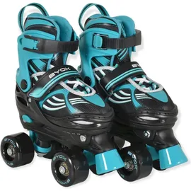 Byox Inliner 2 in 1 Double blau Rollschuhe, PU-Rollen, ABEC-5 Lager, verstellbar S (Gr. 30-33)