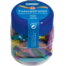 Livepac-Office Füllerpatronen 100 (2x50Stk) farbig