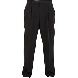 URBAN CLASSICS Double Pleated Dressed Stoffhose - Schwarz - 33