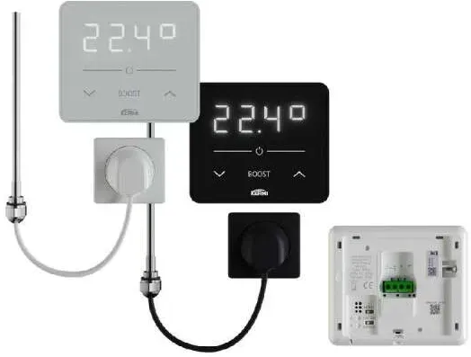 Kermi Elektro-Set WWS in schwarz - Zubehör