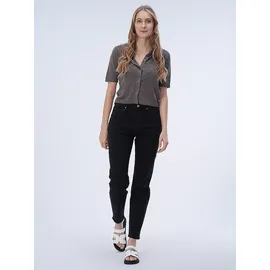 Marc O'Polo Denim Damen Jeanshose mit Stretch-Anteil Boyfriend Fit, Schwarz (Multi/Vintage Black), W28/L34 - 28W / 34L