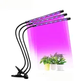 Pflanzenlampe LED Pflanzenlicht Pflanzenleuchte Wachstumslampe Wachsen licht Grow Lampe Vollspektrum für Zimmerpflanzen mit Zeitschaltuhr 3 Modus 10 Dimmstufen LED Grow Light für Zimmerpflanzen