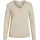 VILA V-Neck L/S Knit TOP Beige XL