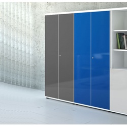 Abschließbarer Aktenschrank Flügeltürenschrank Büro Pyram