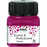 Kreul Glass - Porcelain Classic, 20ml, granatrot