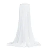 vidaXL Moskitonetz für Bett 220 Mesh weiß 56 x 56 x 220 cm