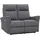 Home Affaire 2-Sitzer HOME AFFAIRE "FINNARA,2-Sitzer,elelektrische Relaxfunktion in 2 Sitzen, USB A/C", anthrazit, B:128cm H:103cm T:88cm, 100% POLYESTER, Sofas, Liegefunktion 105-135, Federkern