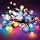 Lumineo LED-Lichterkette Cherry 14 m Mehrfarbig