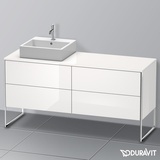 Duravit XSquare Waschtischunterschrank, 4 Auszüge, XS4924L8585